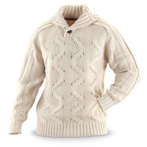 Weatherproof Vintage Chunky Cable Knit Sweater